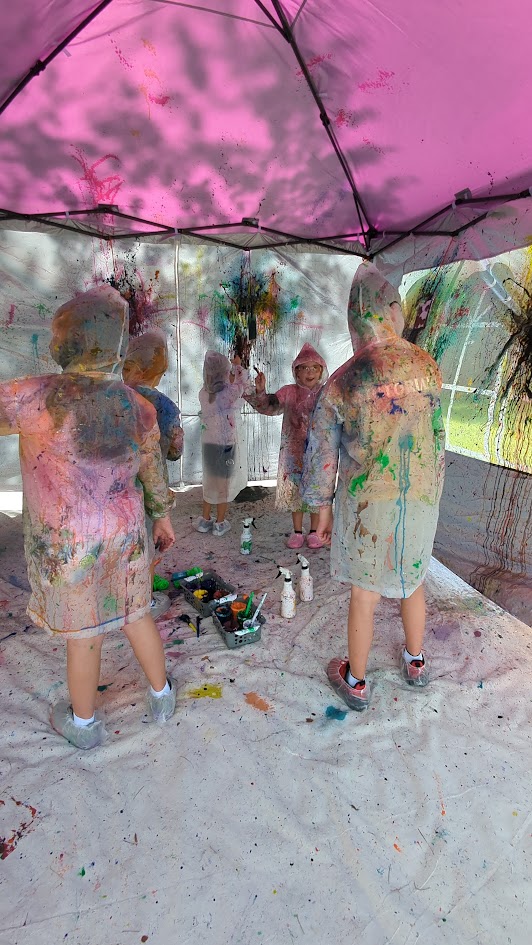Splatter paint artwork