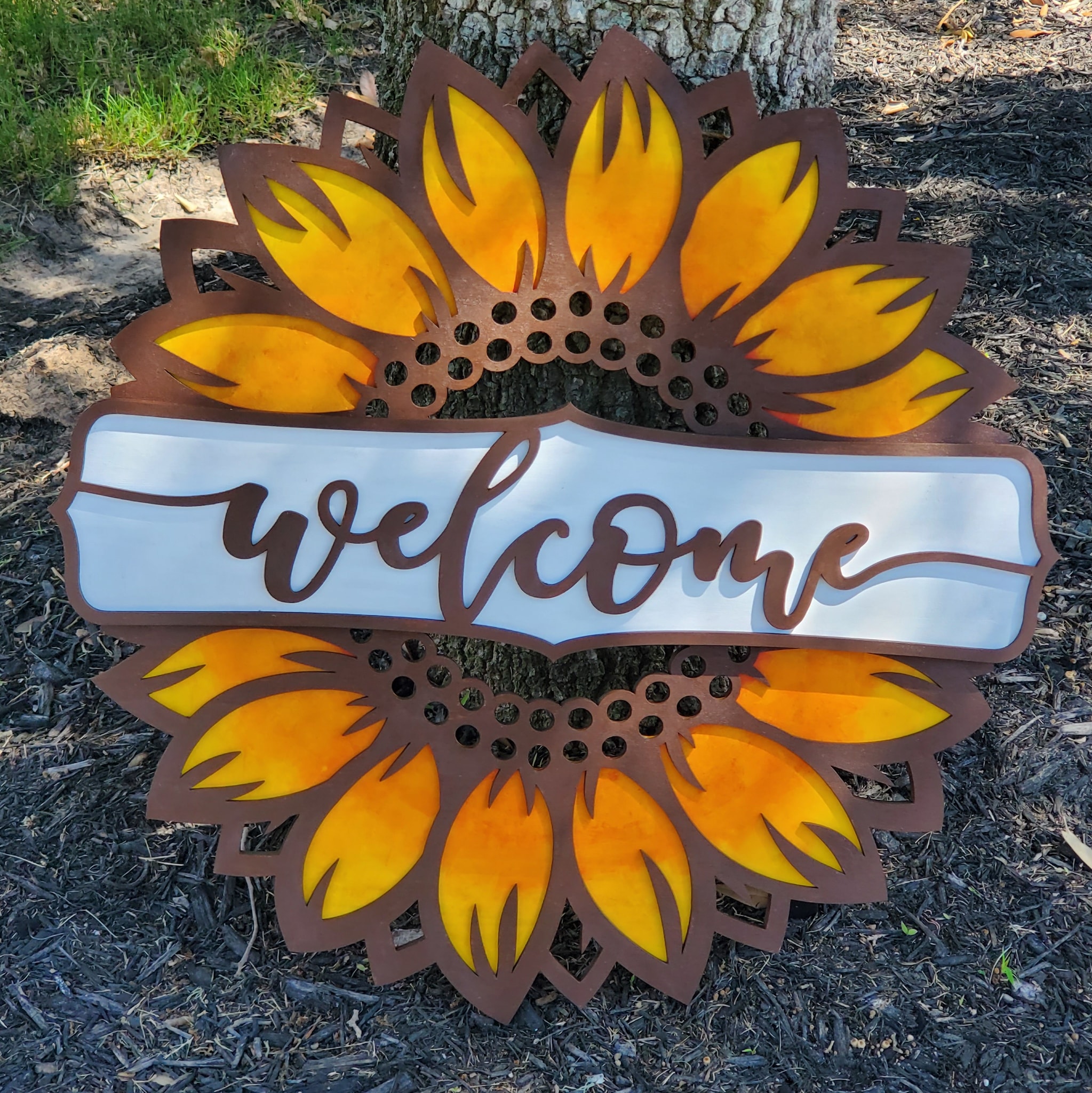 Custom engraved wood sign