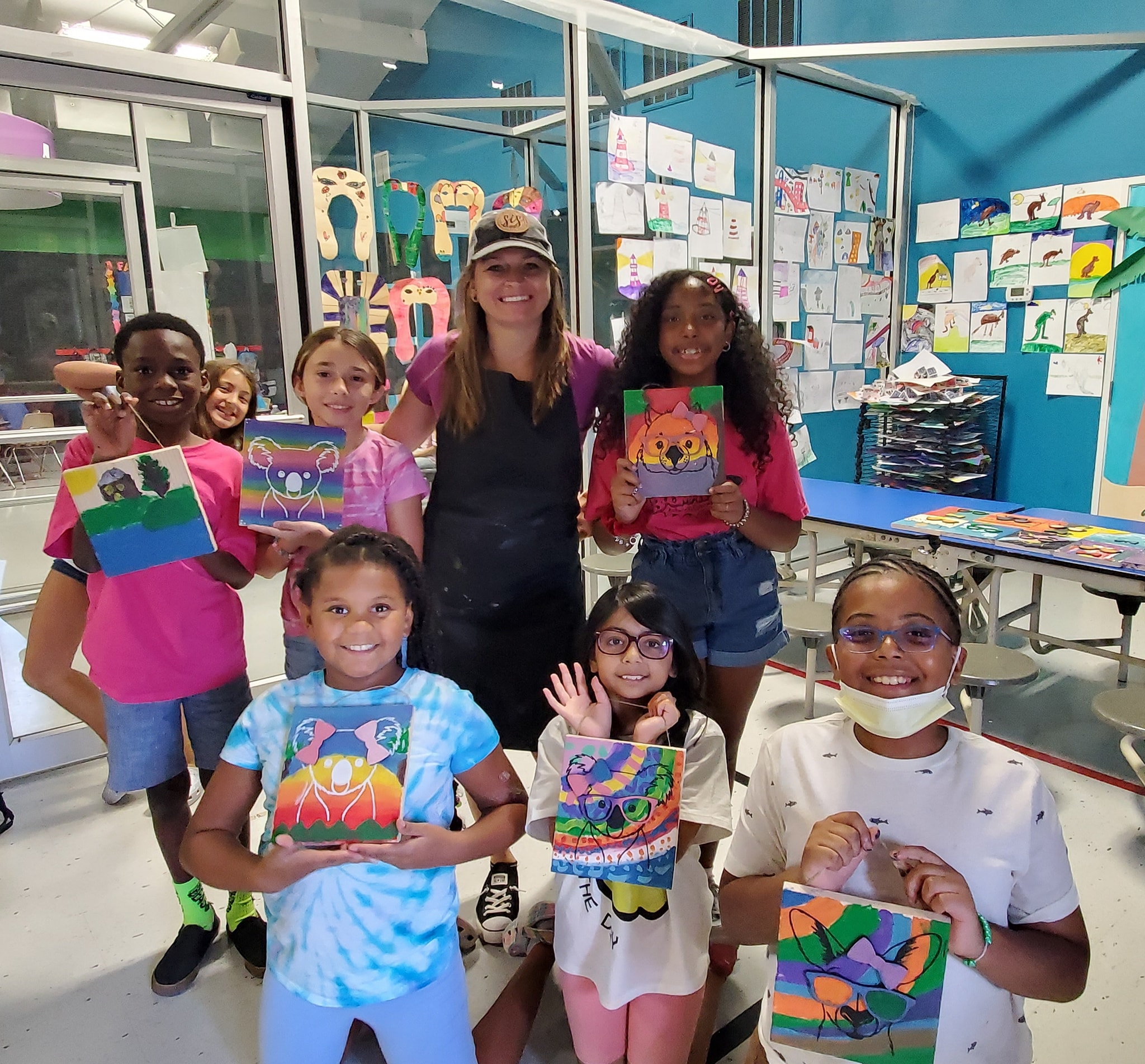 Children enjoying a hands-on creative activity